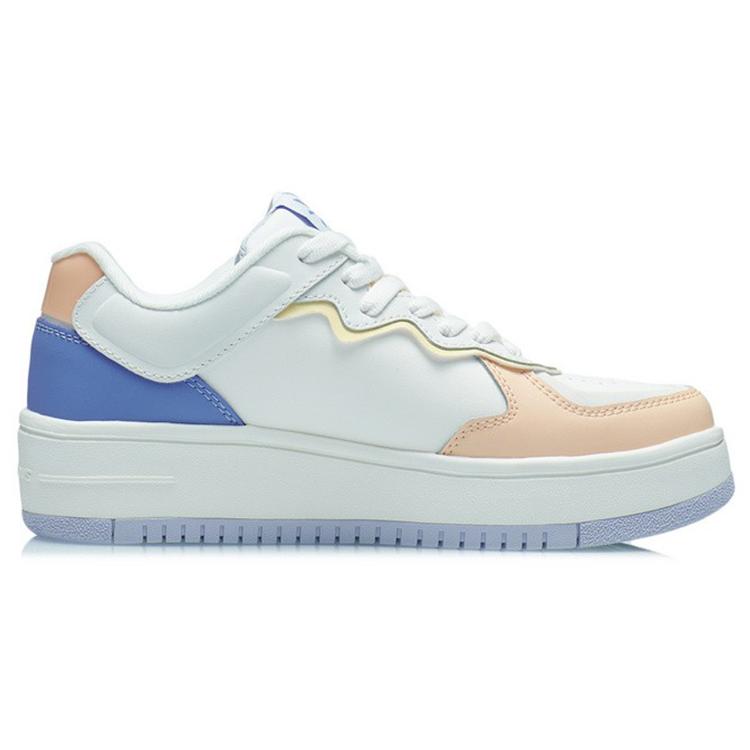 Li Ning Rising Phoenix Comfortable Slip Resistant, Abrasion Resistant, Lightweight Low top Skateboard Shoes Women's AGCT380-1