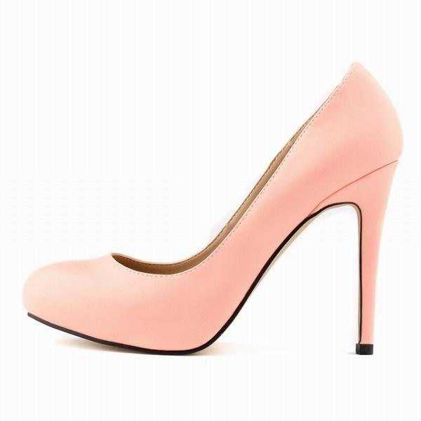 Большие размеры 43 женские туфли-лодочки на шпильках с круглым носком модные классические сексуальные туфли на высоком каблуке на платформе телесного цвета для работы и свадьбы