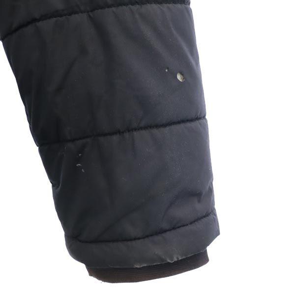 HYDROGEN Nylon Long sleeve Batting jacket XL Black series logo Men's Used