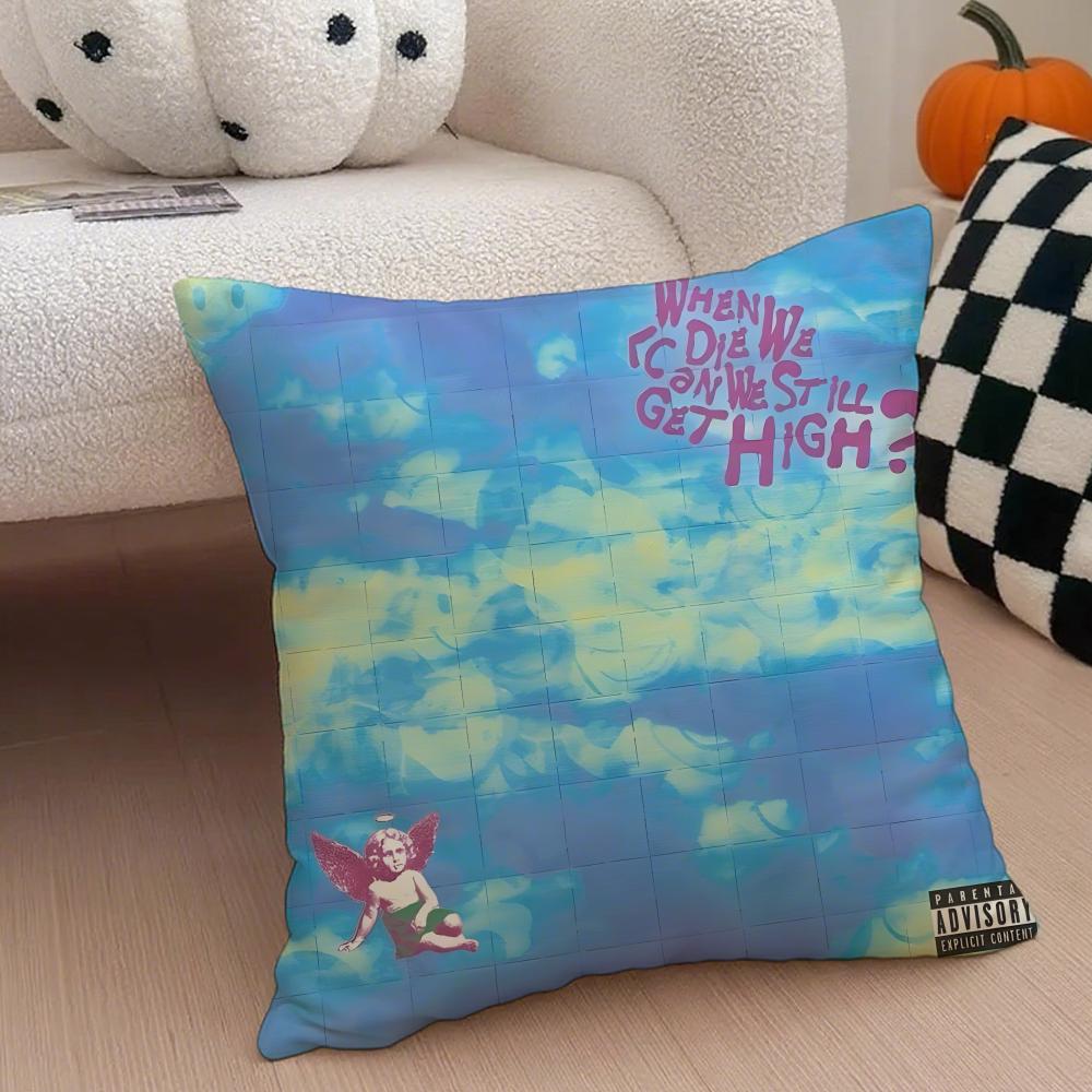 Hot Anime Punk British Singer YYungblud Cushion Cover Throw Pillow Cover Hidden Button Durable Polyester Chair Cushion
