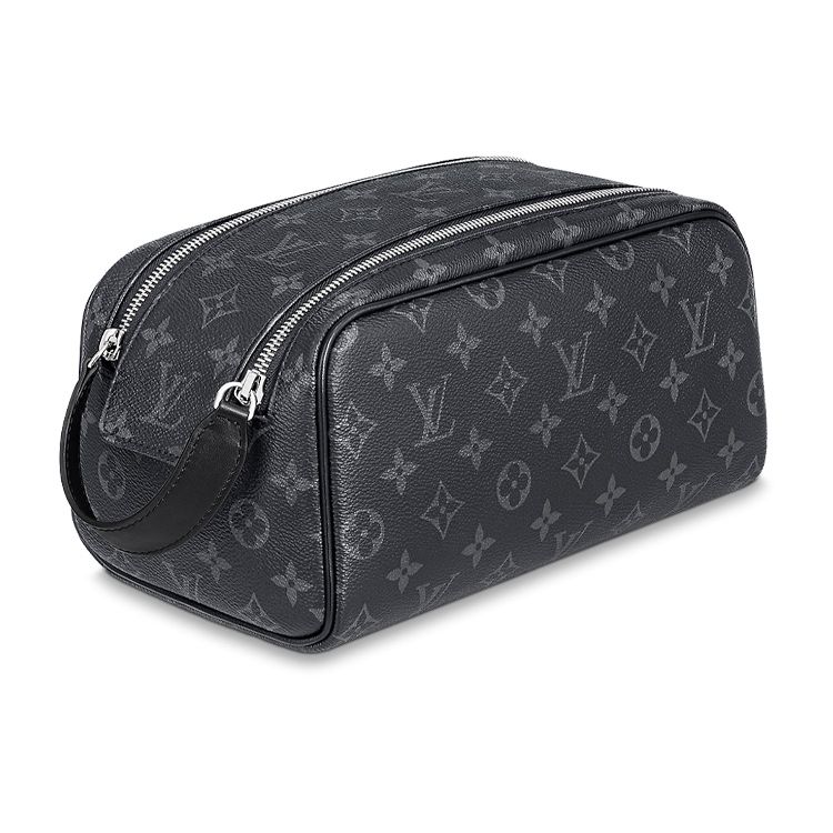 Louis Vuitton Косметичка-органайзер Monogram из водостойкого канваса и моющейся ткани Мужская косметичка Черный M46354