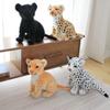 Plush Toy Simulated Animal Stuffed Toy Doll Lion Leopard Cloth Doll Cute Doll Pillow Children's Birthday Gift