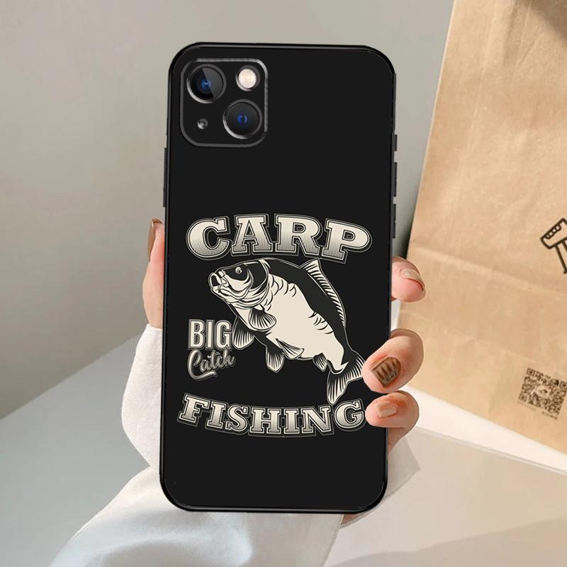 Чехол для телефона с изображением карпа для iPhone 17 Air 16 15 14 13 12 11 Pro Max 12 13 mini 15 16 Plus 16e Накладка Coque