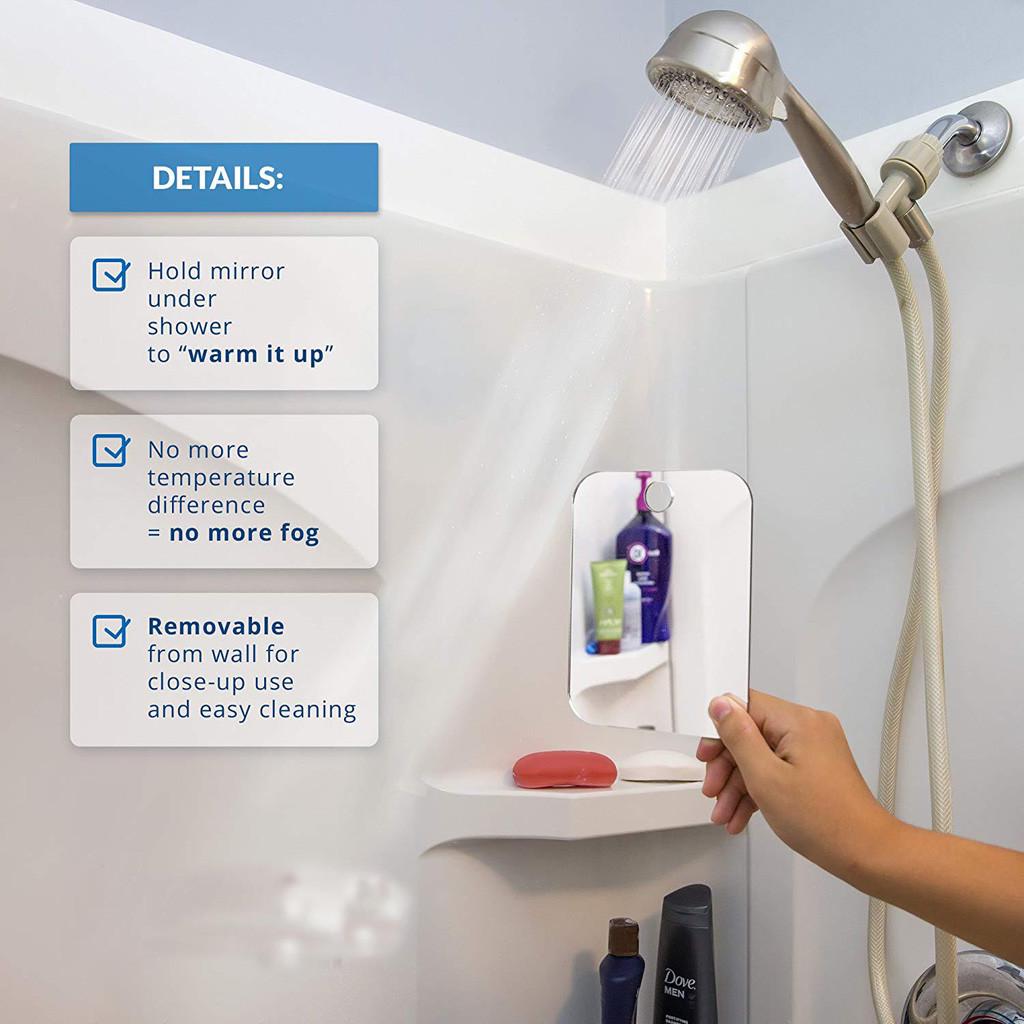 Туманное зеркало для путешествий, ванная комната, домашний душ, инструмент для макияжа