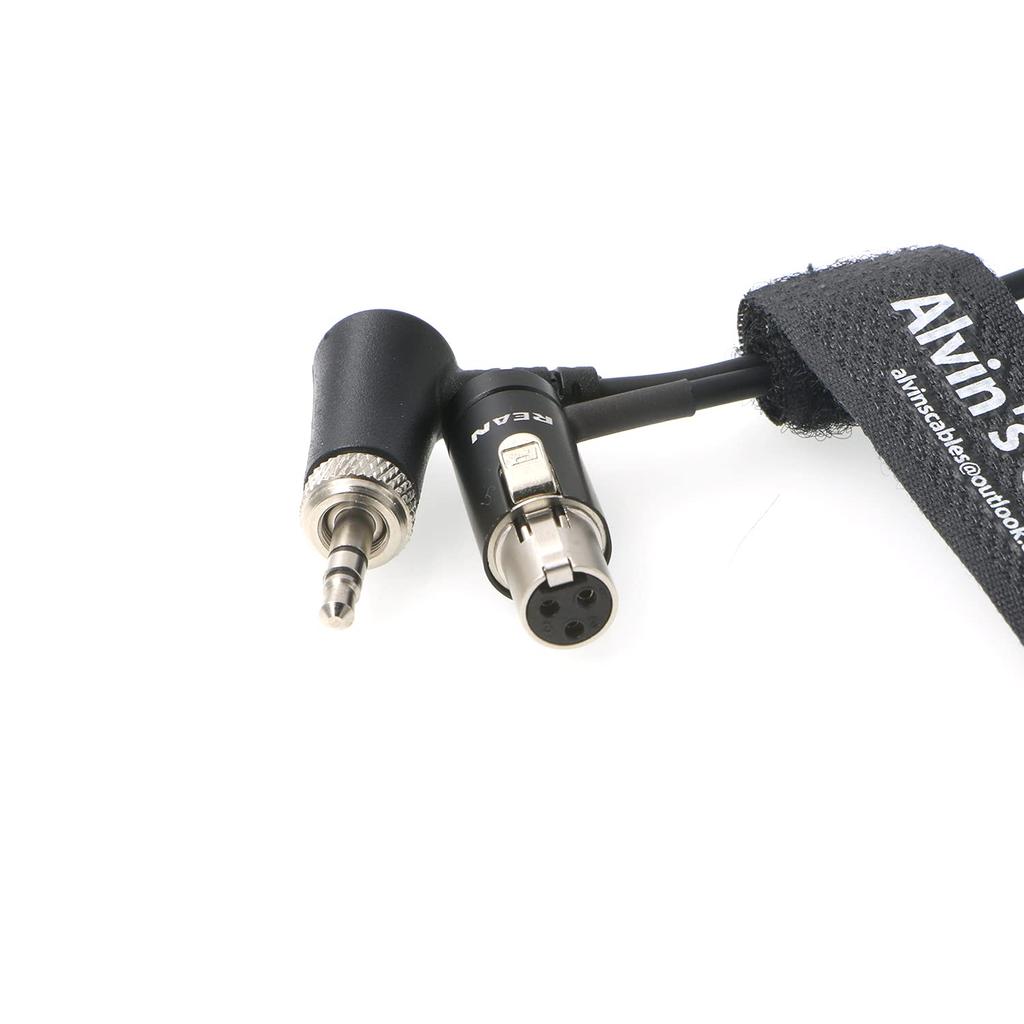 Кабели Тонкий аудиокабель TA3F (розетка) на Запирающийся Прямой угол Sennheiser EK 2000 Sony UWP Sound Devices 633 688 Сбалансированный выход Alvin's Mini-XLR 3-pin -