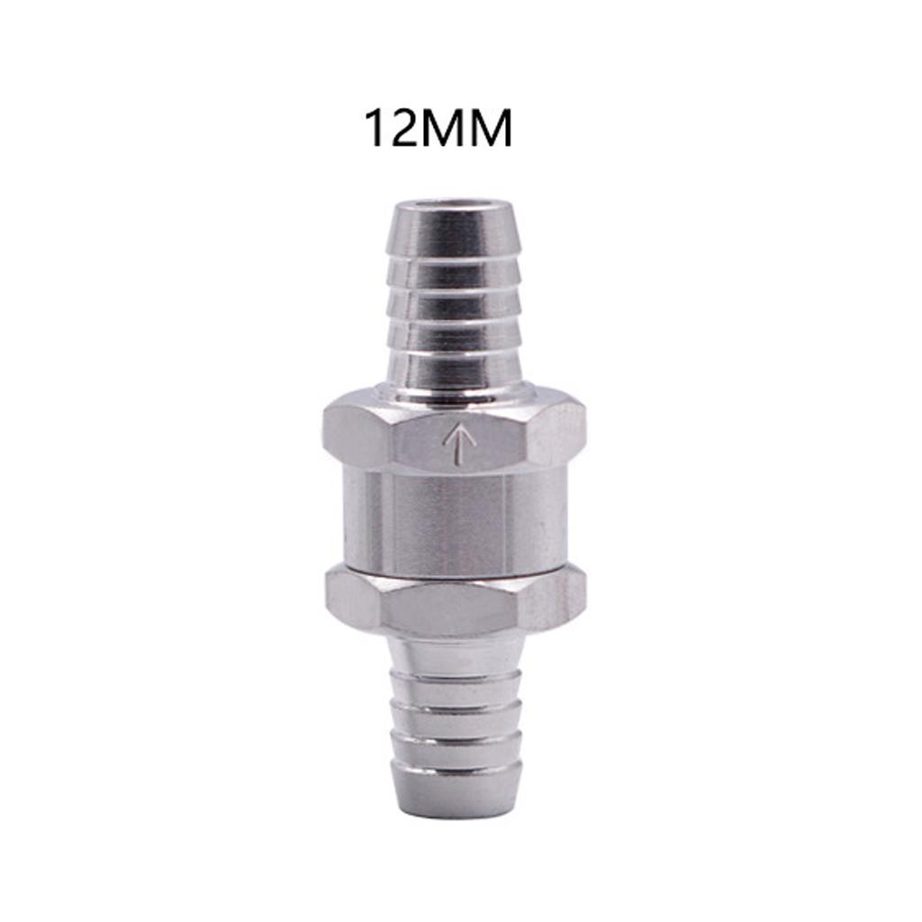Fuel Non Return Check Valve 6/8/10/12mm Aluminium Alloy Petrol Diesel Water Fuel Line One Way for Peugeot Renault