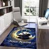 1PC Custom Name Panda Moon Night Love Theme Floor Mat Ideal for Living Room, Game Rooms, Office, Bedroom,Floor Mat Playful Design