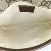 [Pre-Owned] Neo Vintage Series Gold Foil Logo Monogram Tiger Head Decorative Striped Shoulder Strap Canvas And Leather Messenger - Very Good #1VC7K4G