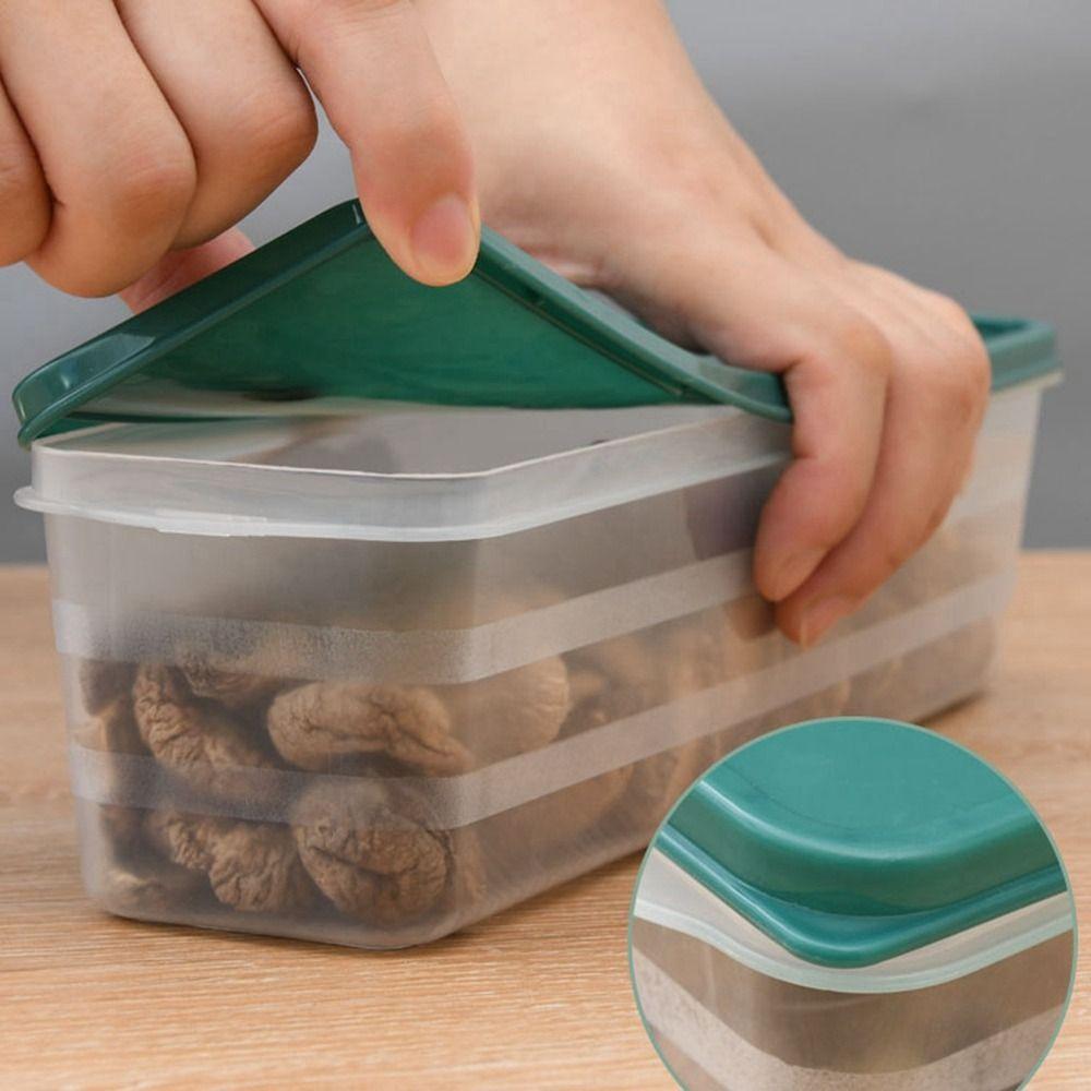 Многофункциональный пластиковый контейнер для хранения лапши, большой вместимости, герметичный контейнер для пасты, прямоугольный контейнер для свежести, контейнер для спагетти для дома