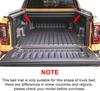 For Ford Ranger 2024 2025 US Version Fit 5FT 59.6Bed Car Truck Bed Mat Liner Trunk Bed Liner Black TPE 3D Floor Mats