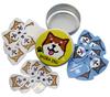 Set of 7 Shiba Inu Guitar Picks and a Shiba Inu Aluminum Tin Case (3 Types)