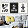 Современные мотивационные черно-белые цитаты, холст, живопись, минималистичные настенные художественные постеры и принты, декоративная картина для гостиной