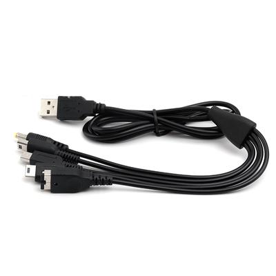 USB-кабель для зарядки, универсальное зарядное устройство 5-в-1 для NDSL/WiiU/New 3DS XL 2DS DsiXL для NDS/GBASP/PSP1000