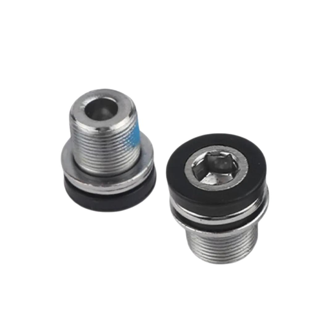 2Pcs Bike Hexagonal Crank Arm Fixing Bolt Capless Bottom Bracket Screws Bicycles Crank Screw Bike Crankset Bolt