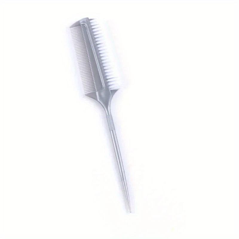 Профессиональная парикмахерская двухсторонняя расческа для окрашивания с нейлоновой кистью для окрашивания волос, расчески для тонирования, кисть для окрашивания волос, инструменты для укладки волос