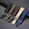 Nylon Canvas Watch Strap 20mm 21mm 22mm Band for IWC Pilot Waterproof Sports Watchband Cowhide Wrist Belt Men's Women's Bracelet