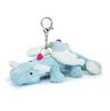 Jellycat Подвеска-брелок Небесный Дракон Малыш Голубой Белые Крылья Мягкий Плюшевый Брелок