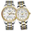 Pair Watch Pair Watch Couple Popular Ladies Pair Watch Set Luxury Arm Watch Diamond Gold Classic Stainless Steel Waterproof Wedding Anniversary Pair