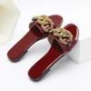 Fashion 2025 New Luxury Women's Exquisite Slippers Summer Square Buckle Fashionable and Comfortable Anti Slip Beach Leisure Slippers