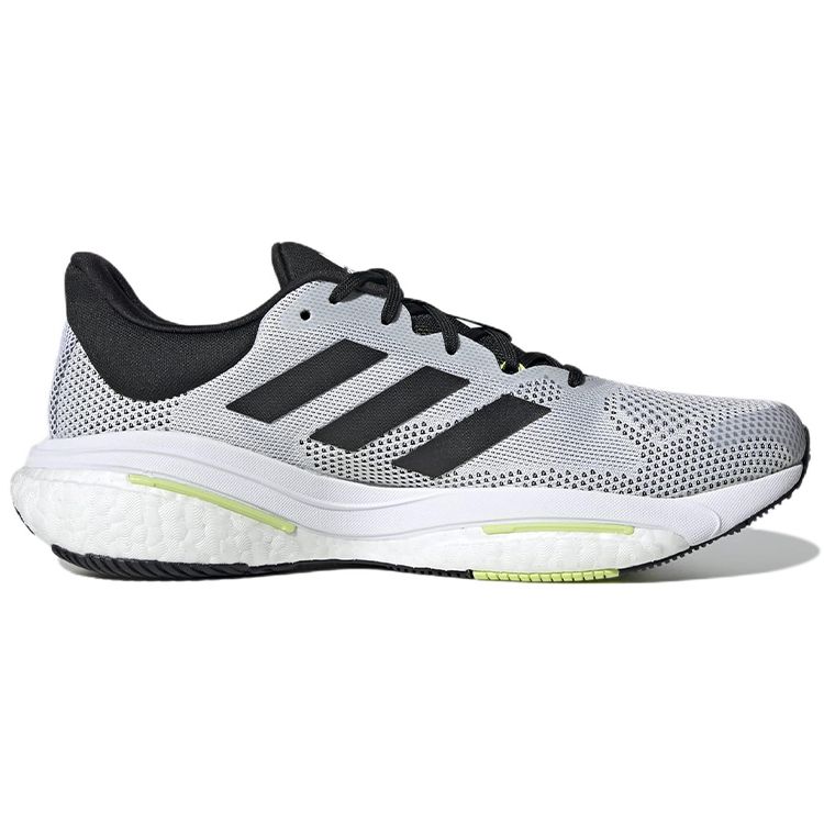 adidas SolarGlide 5 White Pulse Lime Мужские кроссовки Cloud-White Core-Black GX5472