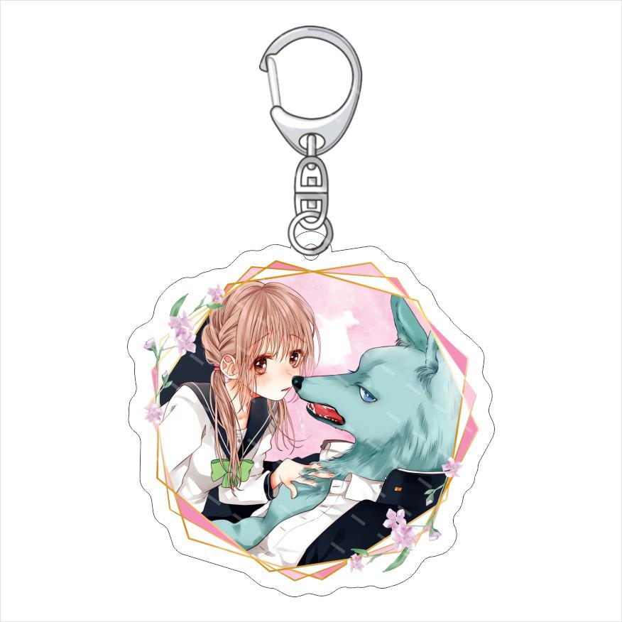 Falling In Love Across Races: Manri and Orc Acrylic Keychain Charm