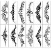 Girls Coco Sexy Pelvic Tattoo Sticker Waterproof Emotional Henna Fashion Tattoo Women's Tattoo, 1 Set
