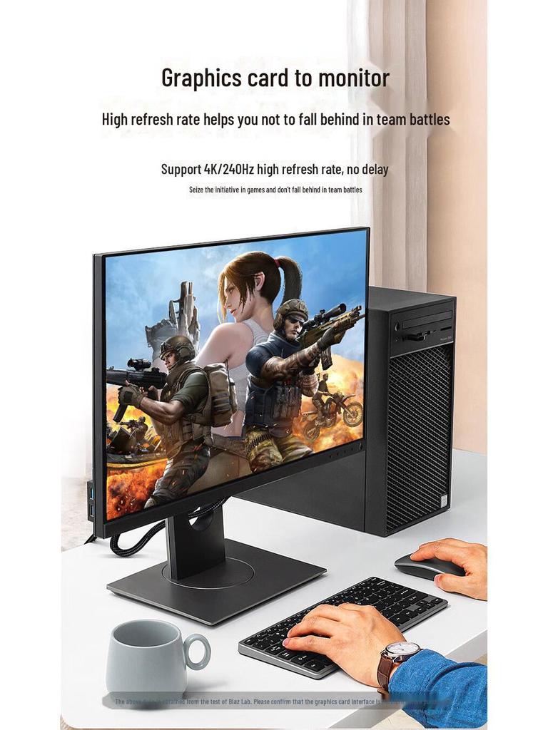 Biaz 8K Mini HDMI To HDMI 2.1 Adapter Cable