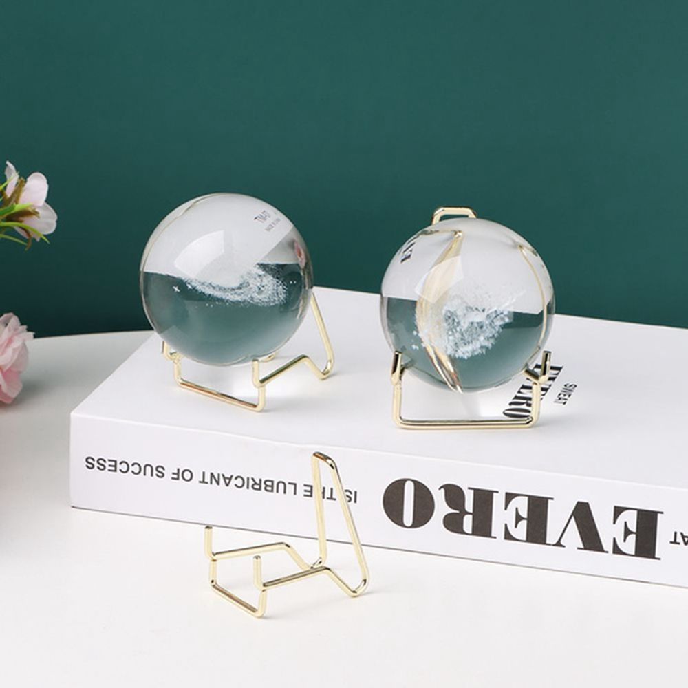Style Hexagon Office Decoration Crystals Agate Mineral Display Stand Rack Sphere Base Holder Base