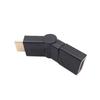 Позолоченный 360-градусный HDMI-адаптер "папа-мама" с поворотом на 90°, 180° и 270°
