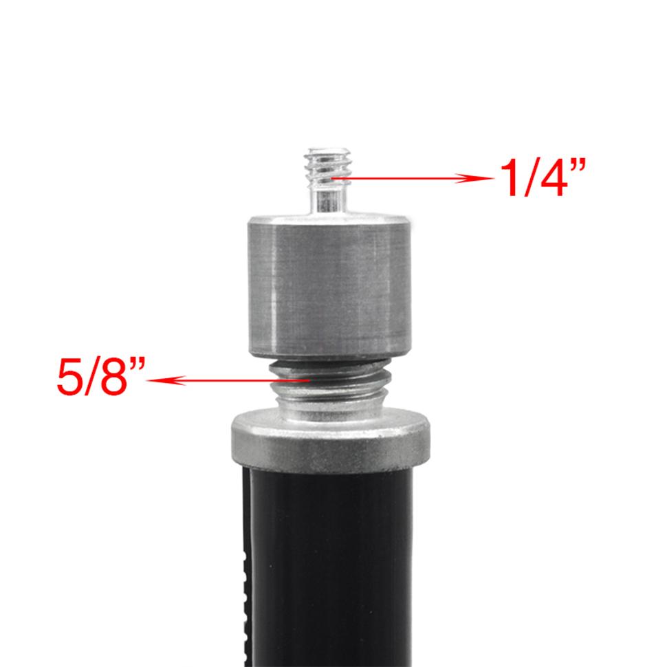 ZOKOUN Внутренняя резьба 5/8" на внешнюю резьбу 1/4" Переходник для резьбы 1/4" линейных лазеров и лазерных дальномеров, со штативом или кронштейном 5/8"