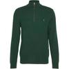 Polo Ralph Lauren Solid Color Pony Logo Embroidered Half-Zip Wool Knit Sweater Men Sweater Green MNPOSWE16820647-300