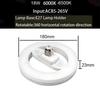 E27 LED Ceiling Light Crystal Chandelier 18W 24W Round Energy Efficient Lamp Base Bedroom Hallway Living Room Pendant Lamp Kitchen Decoration Light