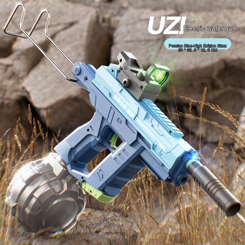 Новый электрический водяной пистолет высокого давления с большой дальностью стрельбы, автоматическое поглощение воды, электрический водяной пистолет M416, детская игрушка в подарок