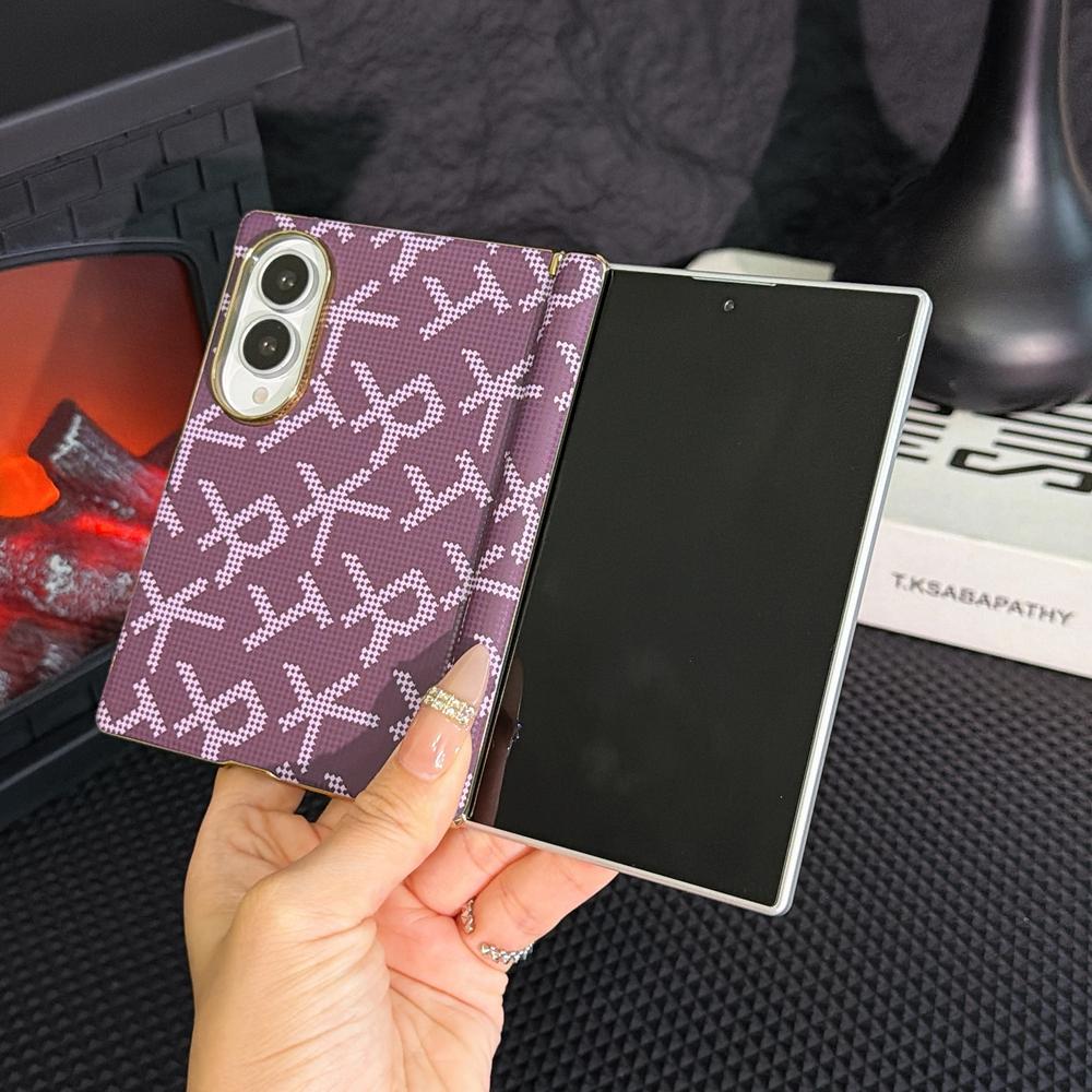 Роскошный технологичный магнитный чехол из углеродного волокна для Samsung Galaxy Z Fold 8 7 6 5 Fold8 Ultra Для беспроводной зарядки MagSafe Чехол