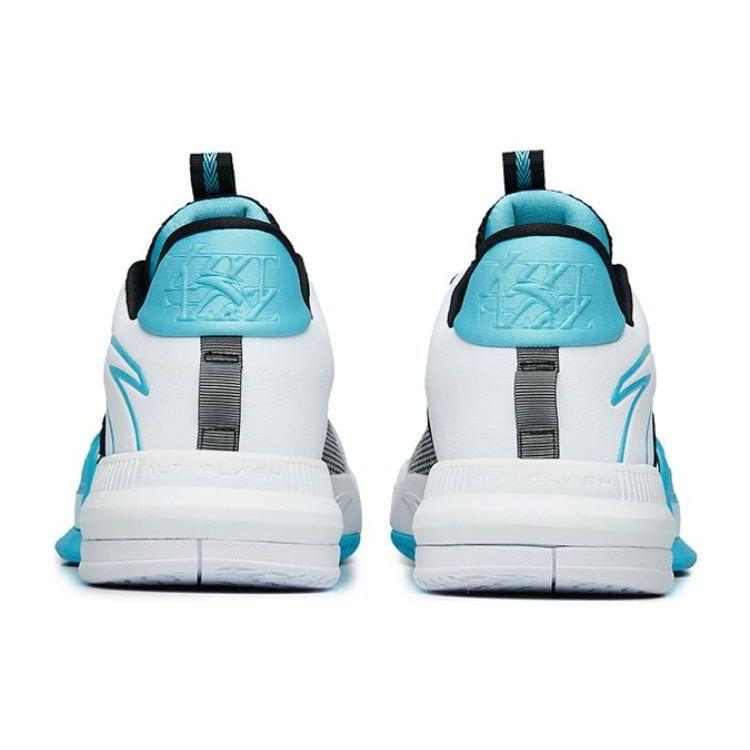 Anta Легкие прочные низкие баскетбольные кроссовки TD мужские кроссовки черные синие белые 112221618-1