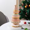 1Pcs Christmas Gingerbread Christmas Tree Ornament Home Living Room Table Top Resin Handicraft Ornament Family Atmosphere