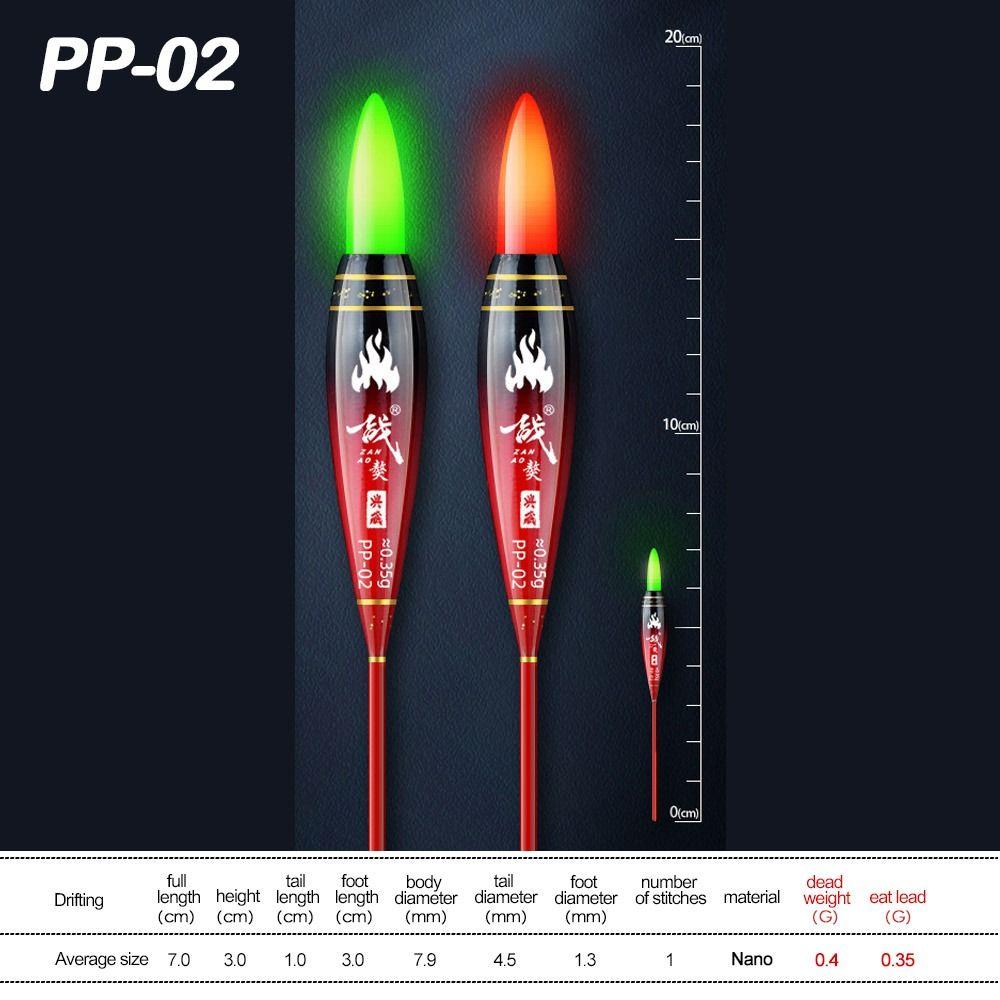 Индикатор Электронный поплавок для рыбалки Скользящий дрейф Трубка Поплавки для рыбалки с камнями Легкий поплавок Ночная рыбалка
