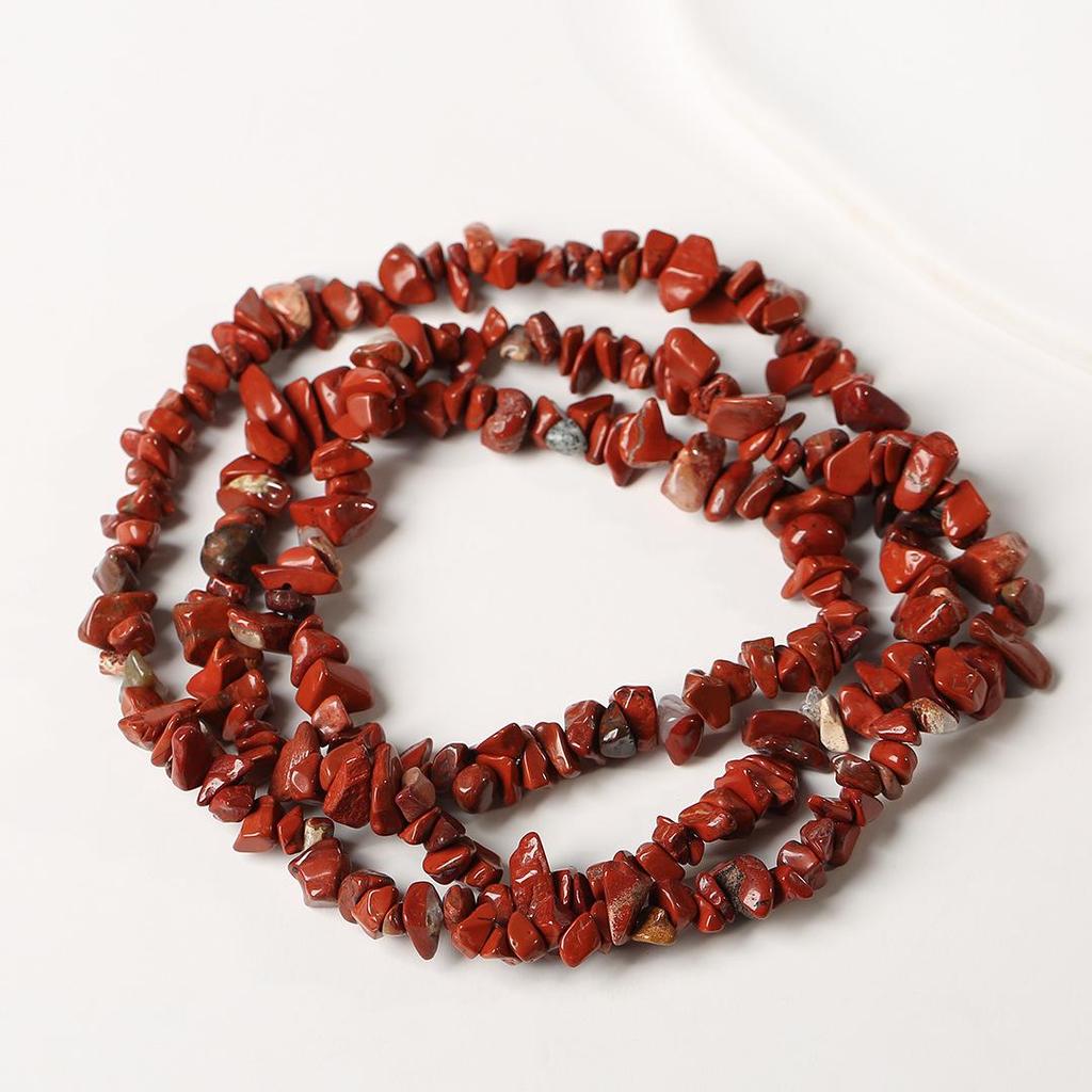 Ожерелье из натурального аметиста, 80 см - Полированные, Неправильные полоски для изготовления украшений и браслетов своими руками