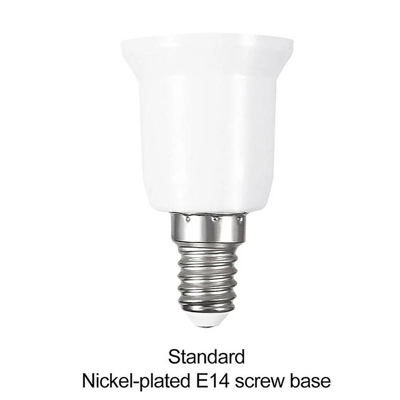 E14 To E27 Adapter Conversion Socket Fireproof Plastic Converter High Quality Material Socket Bulb Adapter Lamp Holder