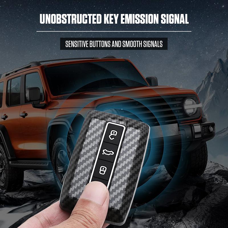 Декоративные элементы Чехол для ключа автомобиля для Great Wall GWM WEY TANK 300 500 Tank300 Tank500 Чехол-сумка для пульта Держатель для брелока Аксессуар