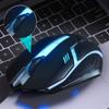 Спортивная светодиодная светящаяся проводная мышь с подсветкой USB для настольного компьютера ноутбука, бесшумная офисная игровая мышь