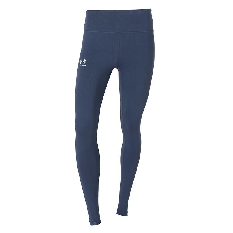Under Armour Удобные Дышащие Эластичные Тренировочные Штаны для Бега Женские Штаны Синие 1386482-044