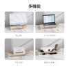 Подставка для монитора LOUKIN, Подставка для монитора, Подставка для настольного компьютера, Подставка для дисплея, Настольная полка, Деревянная подставка для монитора, Не требует сборки, Многофункциональная Сто