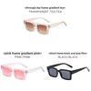 Vintage Square Sunglasses For Men And Women With Uv400 Protection Sun Shield For Travel And Fashion