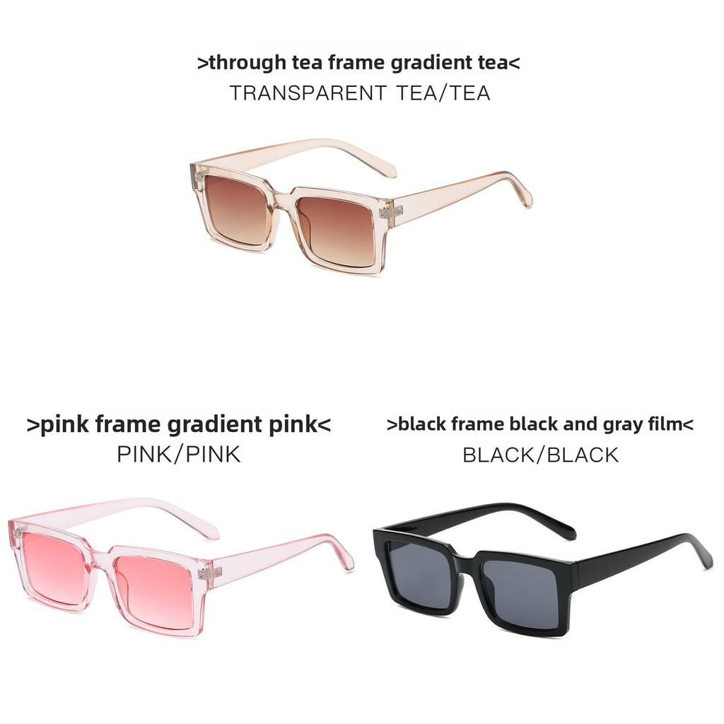 Vintage Square Sunglasses For Men And Women With Uv400 Protection Sun Shield For Travel And Fashion