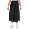 Girls 360 Degrees Double Layer Dance Wear High Waist Elastic Waistband Practice Skirt
