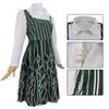 Wicked Cosplay Movie Nessarose Costume White Shirt Green Dress Full Set Medieval Dresses For Women Girls Theme Party Holiday