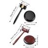 with Sound Block Wood Adjudgement Gavel High Quality Decorative Hammer Set  For Lawyer