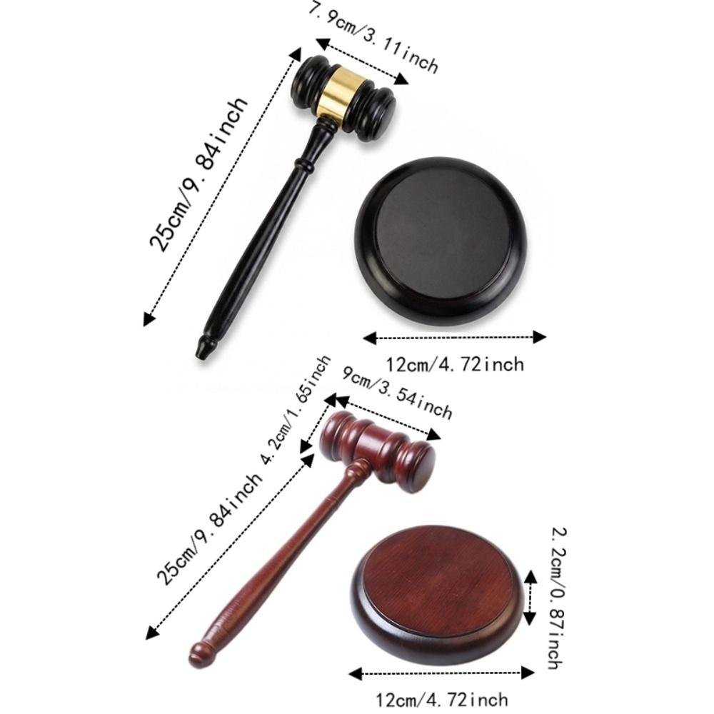 with Sound Block Wood Adjudgement Gavel High Quality Decorative Hammer Set For Lawyer