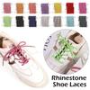 1PC Luxury Accessories With Wrap Net Drawstring Rhinestone ShoeLaces Bright Strings Sneakers Laces Diamond Shoe Laces